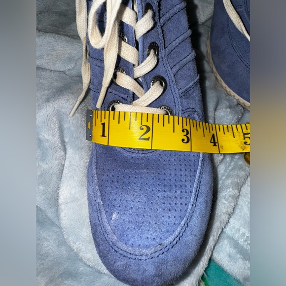 MAG BLUE SUEDE 3in heel shoes size 39 - Picture 13 of 15
